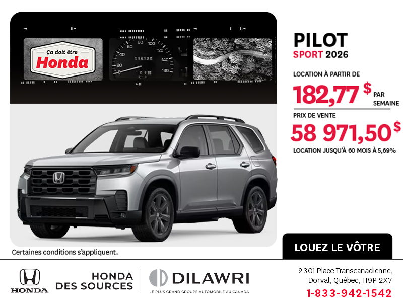 Honda Pilot 2026