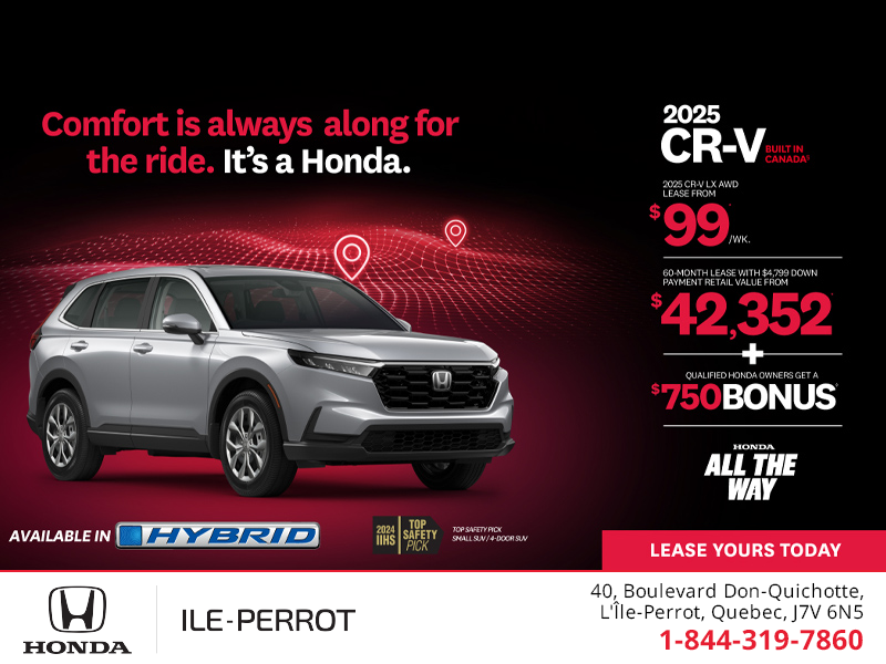 Get the 2025 Honda CR-V!