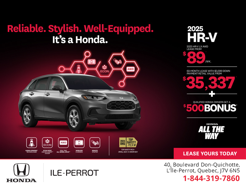 Get the 2025 Honda HR-V!