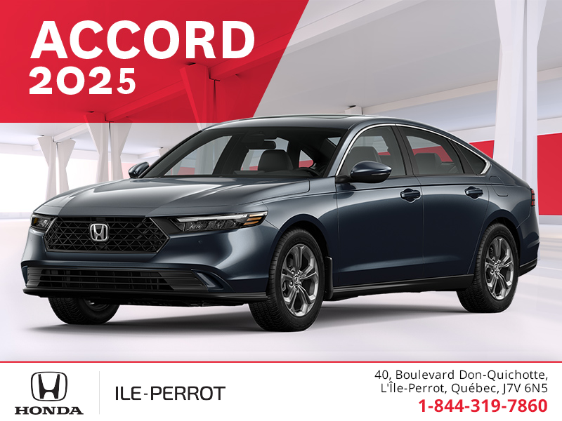 Obtenez la Honda Accord 2025 !