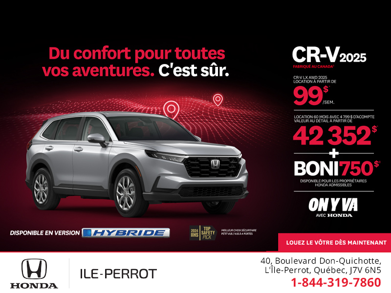 Obtenez le Honda CR-V 2025!