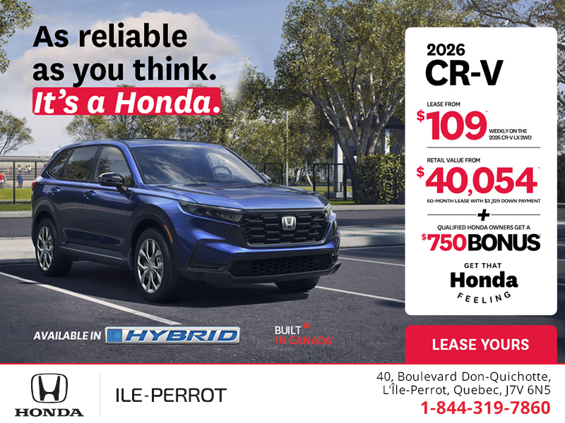 Get the 2026 Honda CR-V!