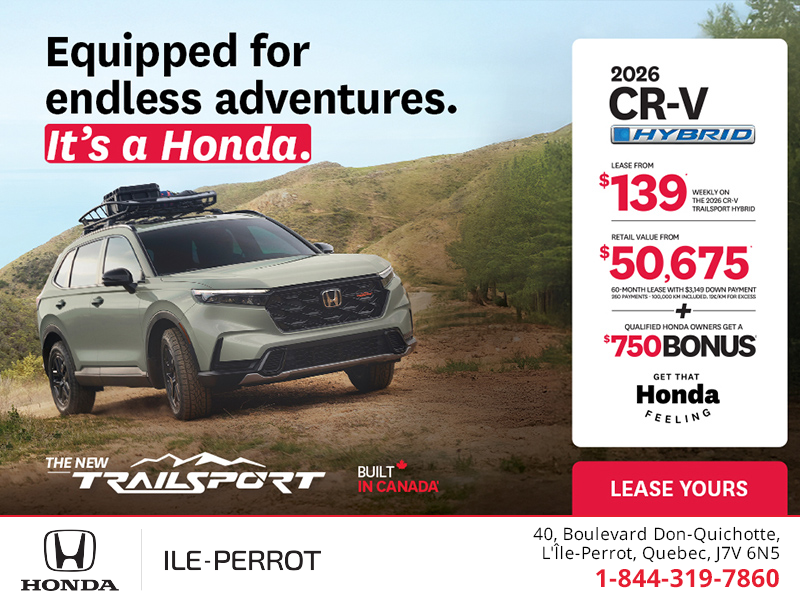 Get the 2026 Honda CR-V Hybrid!