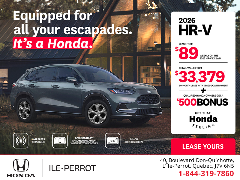 Get the 2026 Honda HR-V!