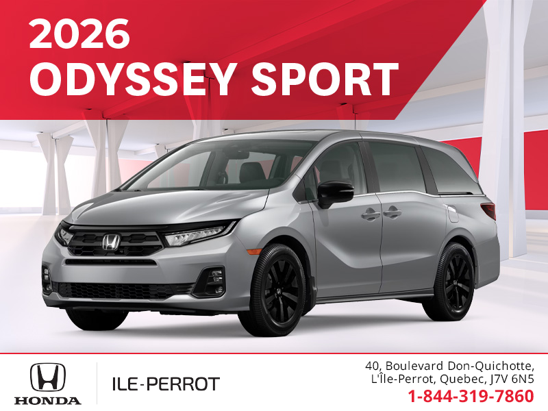 Get the 2026 Honda Odyssey!