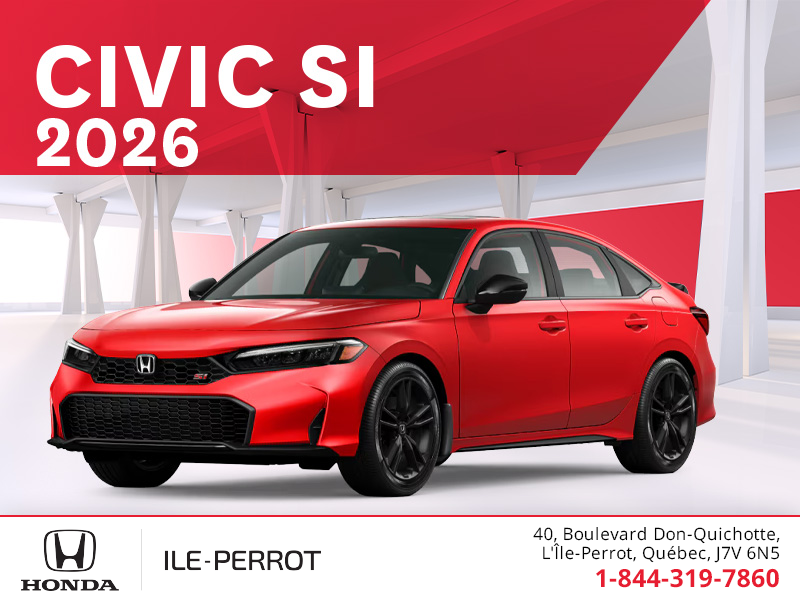 Obtenez le Honda Civic Si 2026 !