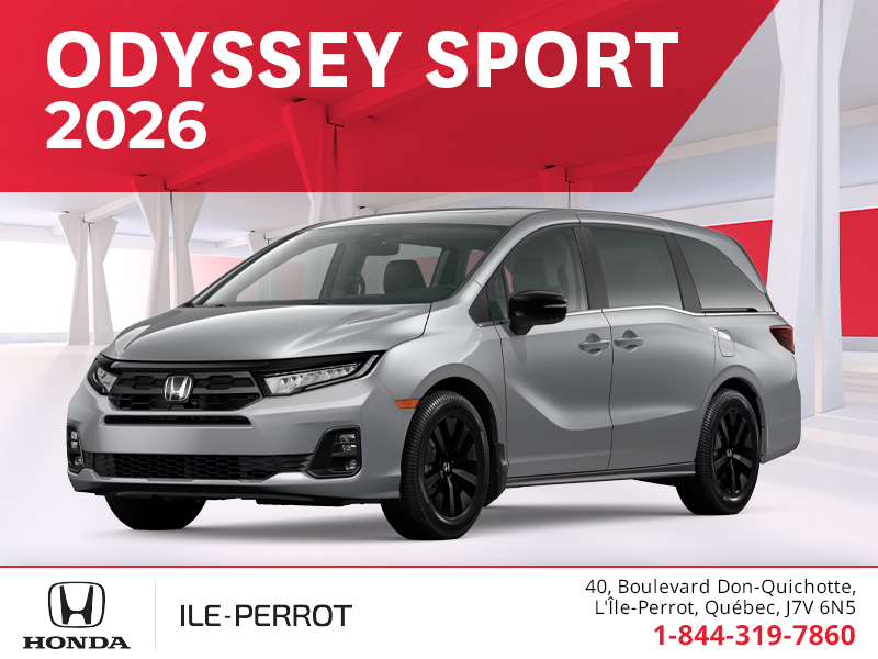Obtenez le Honda Odyssey 2026 !