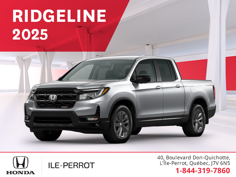 Obtenez le Honda Ridgeline 2025 !