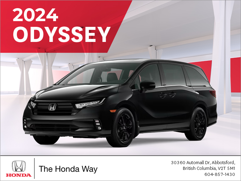 Get the 2024 Honda Odyssey