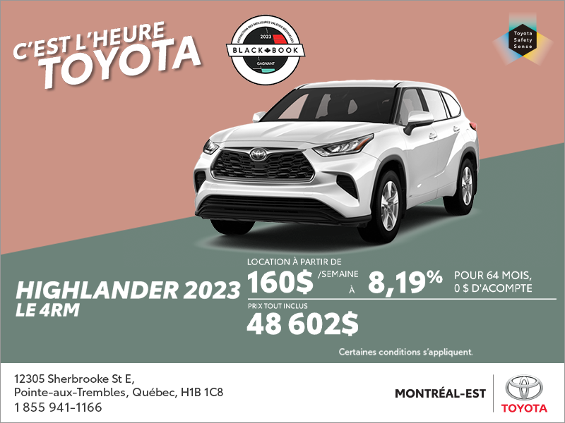 Toyota Highlander 2023
