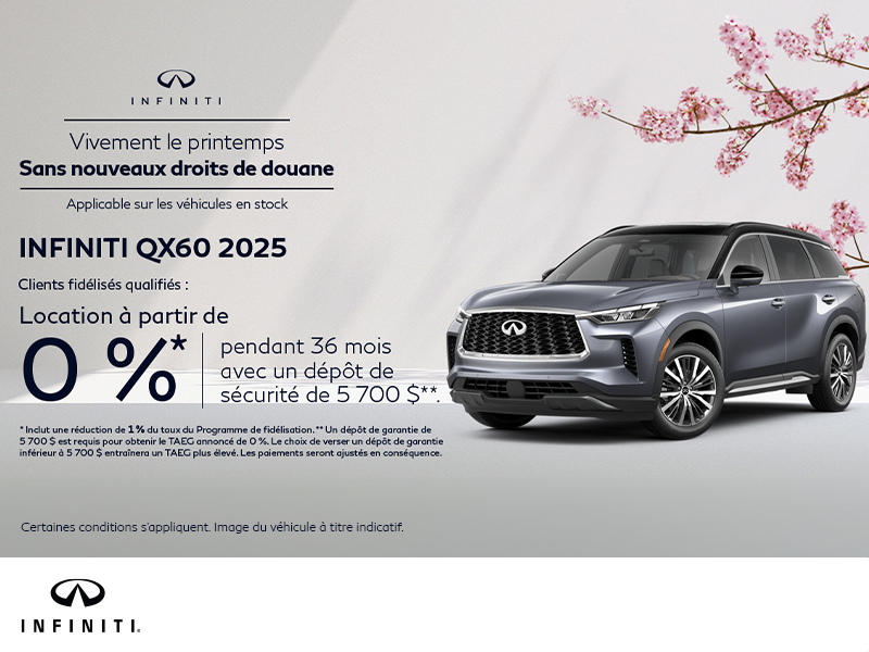 L'événement mensuel INFINITI