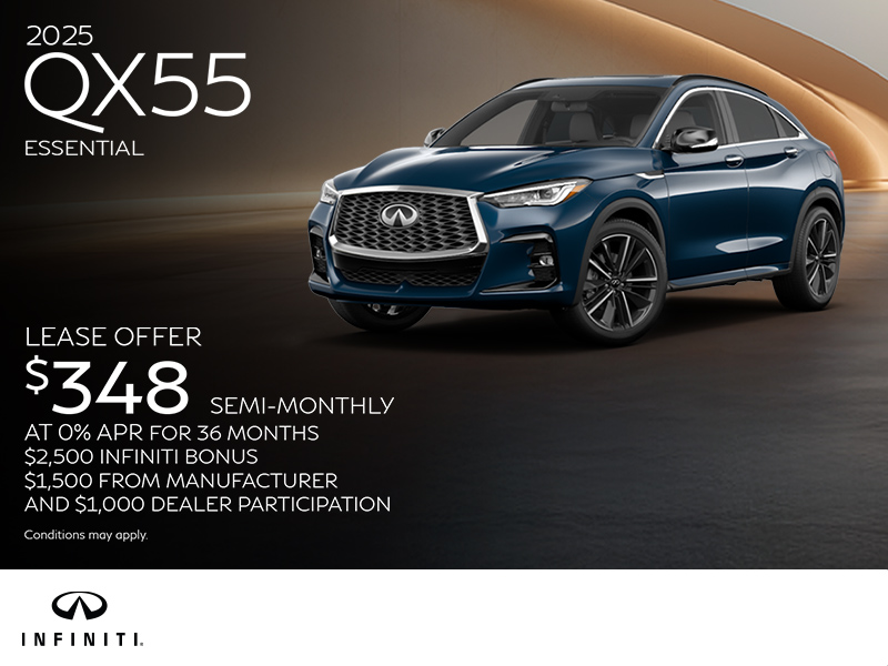 Get the 2025 INFINITI QX55!