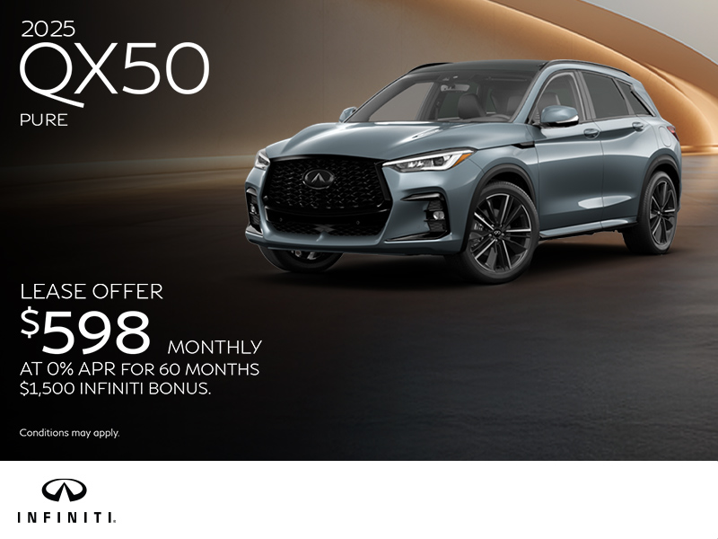 Get the 2025 INFINITI QX50!
