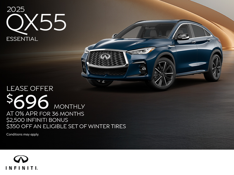 Get the 2025 INFINITI QX55!