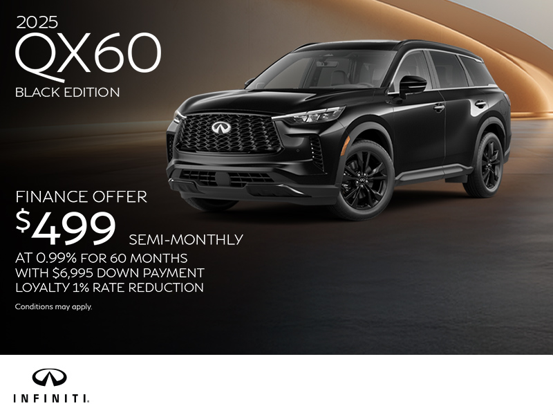 Get the 2025 INFINITI QX60!