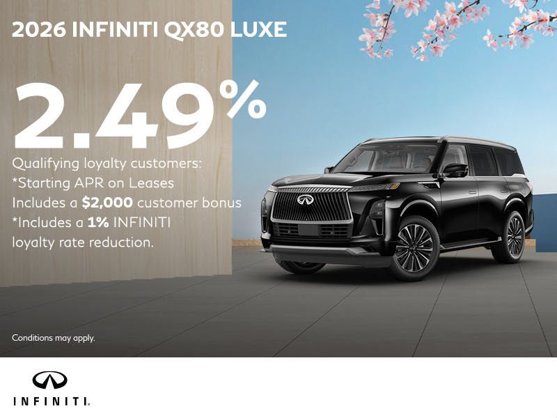 Get the 2026 INFINITI QX80!