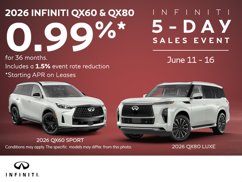 The INFINITI Monthly Event