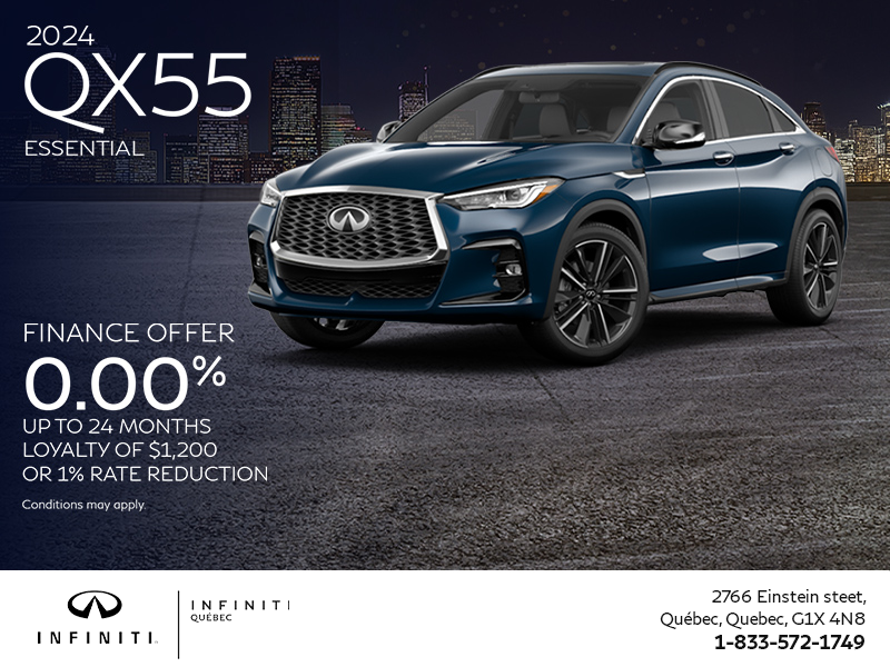 Get the 2024 INFINITI QX55!