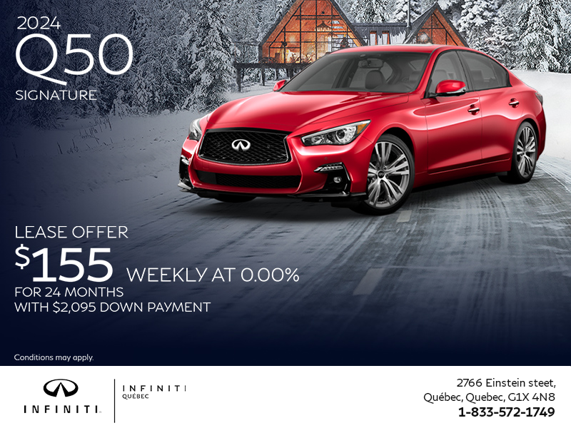 Get the 2024 INFINITI Q50!