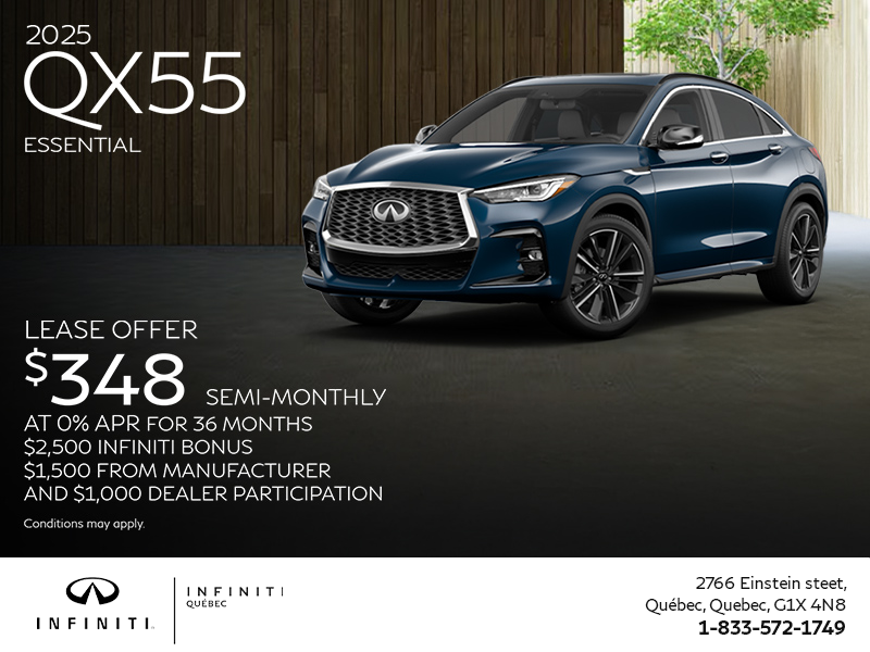 Get the 2025 INFINITI QX55!