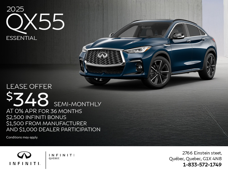 Get the 2025 INFINITI QX55!