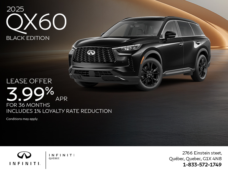 Get the 2025 INFINITI QX60!