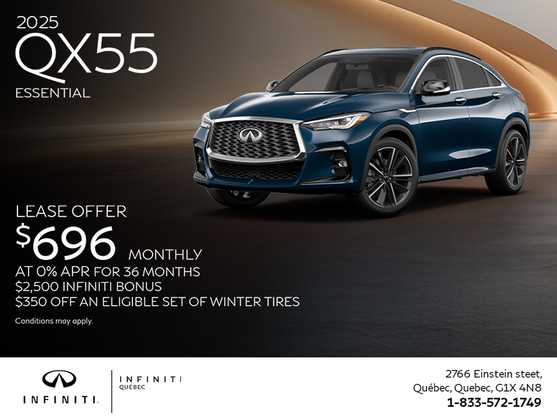 Get the 2025 INFINITI QX55!
