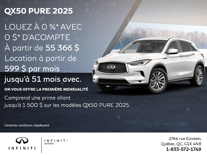 L'événement mensuel INFINITI