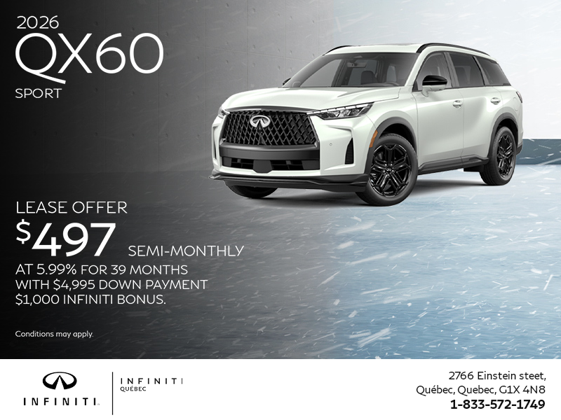 Get the 2025 INFINITI QX60!