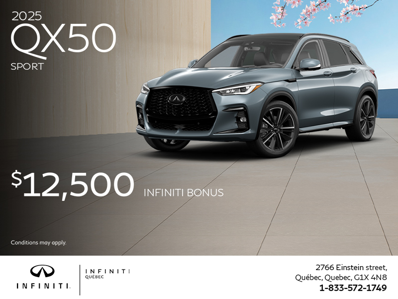 Get the 2025 INFINITI QX50!