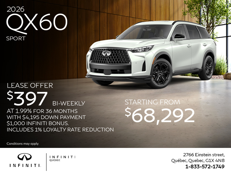 2026 INFINITI QX60