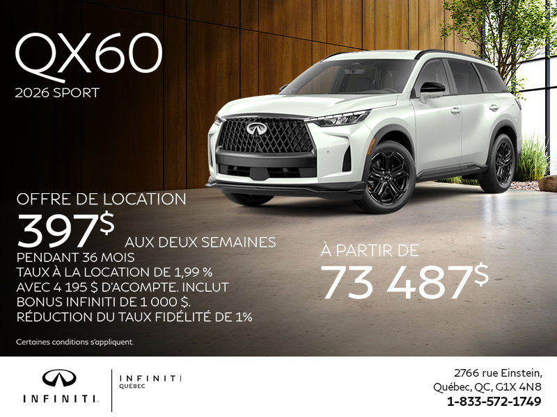 INFINITI QX60 2026