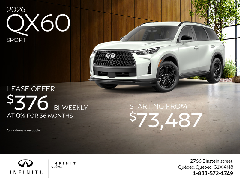 2026 INFINITI QX60