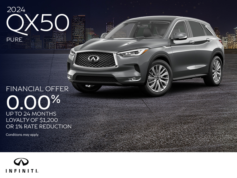 Get the 2024 INFINITI QX50!