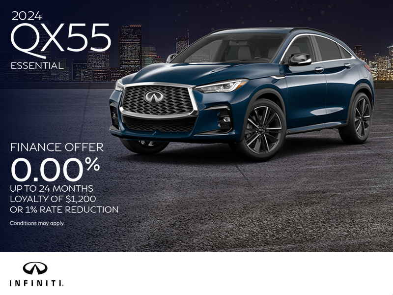 Get the 2024 INFINITI QX55!