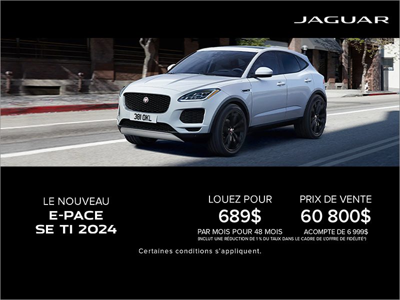 Le Jaguar E-PACE 2024