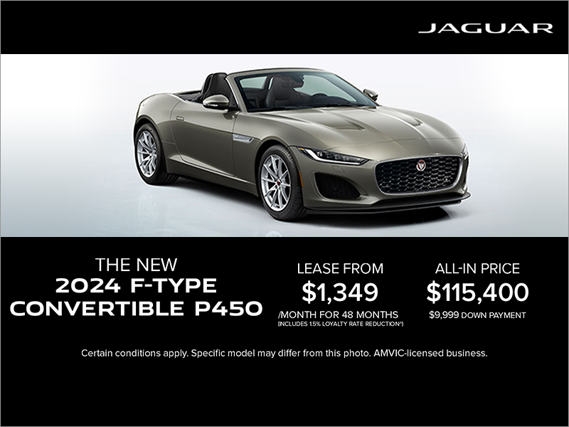 The 2024 Jaguar F-TYPE Convertible