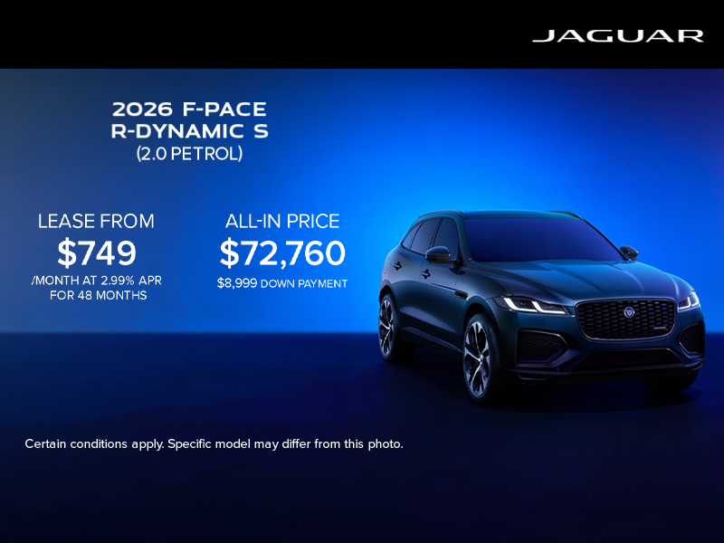 The 2026 Jaguar F-PACE