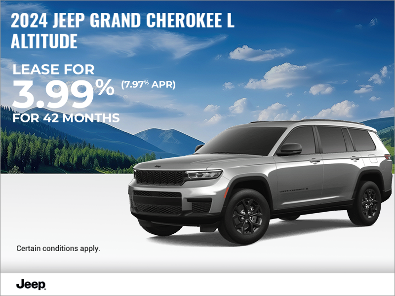 Get the 2024 Jeep Grand Cherokee L!