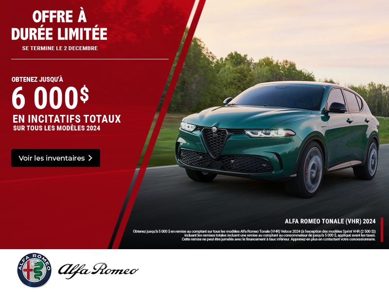 L'événement mensuel Alfa Romeo