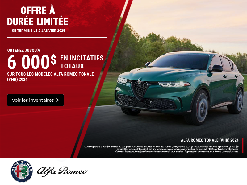 L'événement mensuel Alfa Romeo