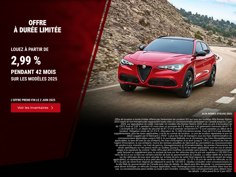Alfa Romeo Stelvio 2025