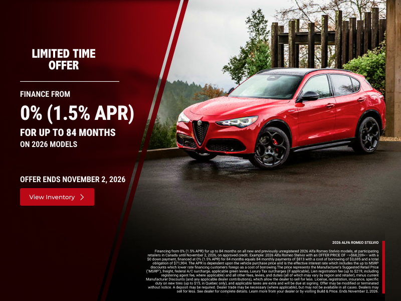 2026 Alfa Romeo Stelvio