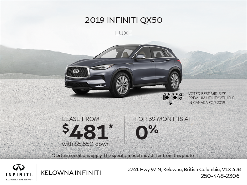 2019 QX50 Luxe