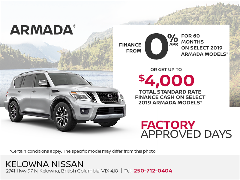 Get the 2019 Nissan Armada