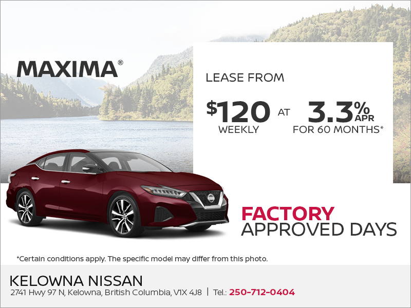 Get the 2019 Nissan Maxima Today!