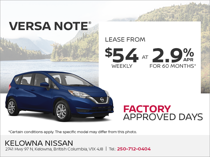 Get the 2019 Nissan Versa Note