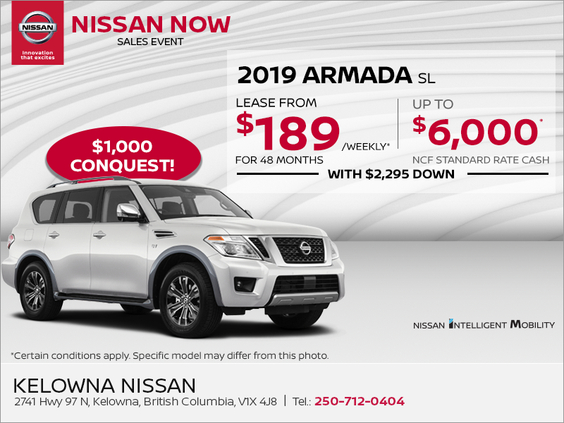 Get the 2019 Nissan Armada