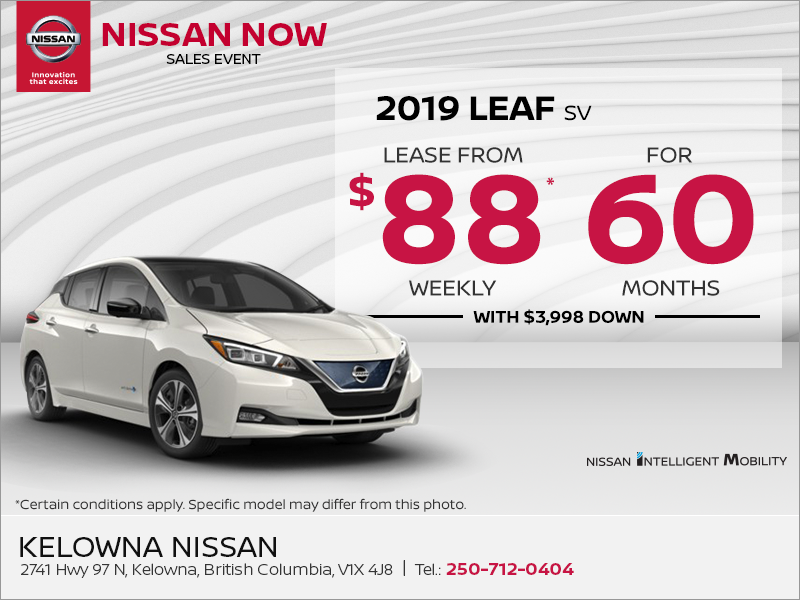 Get the 2019 Nissan Leaf