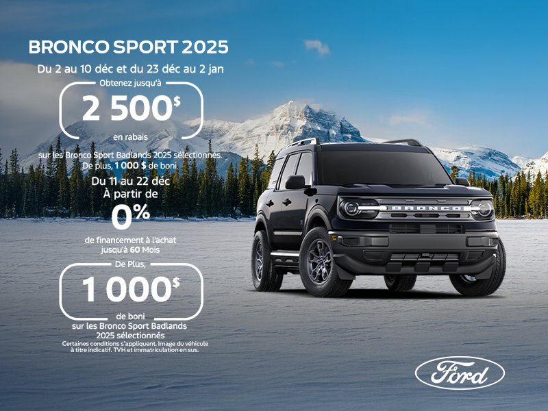 Ford Bronco Sport 2025